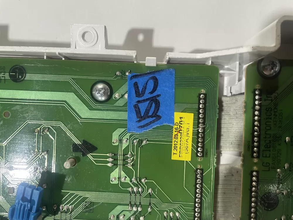 Kenmore LG Whirlpool EBR62280701 Washer Control Board AZ176481 | KMV515