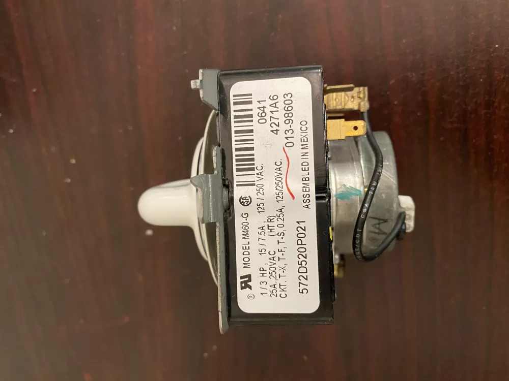 GE 572D520P021 WE4M271 Dryer Timer AZ36013 | BK343