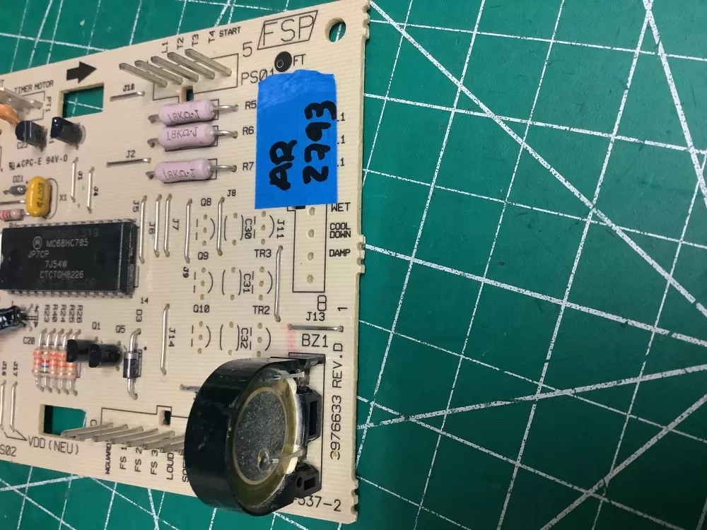 Whirlpool Kenmore W10116564 3978950 Dryer Control Board AZ200154 | AR2793