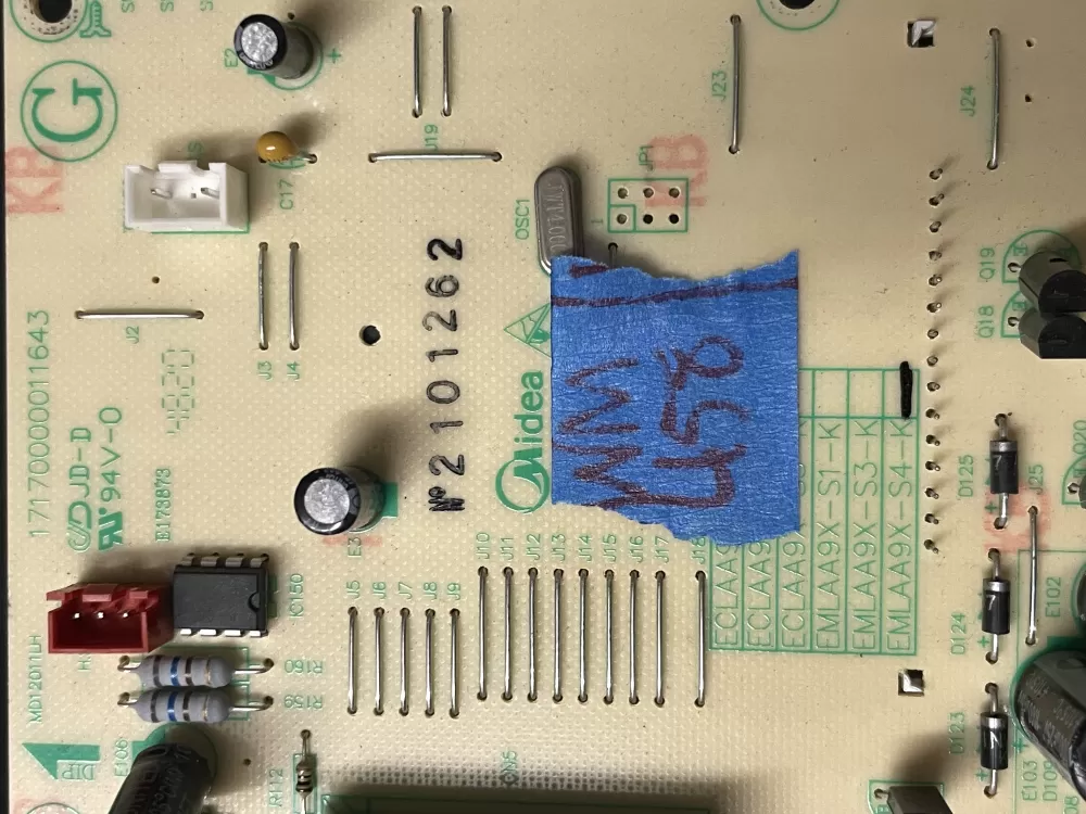 Midea 17170000011643 Microwave Control Board  AZ37279 | Wm458
