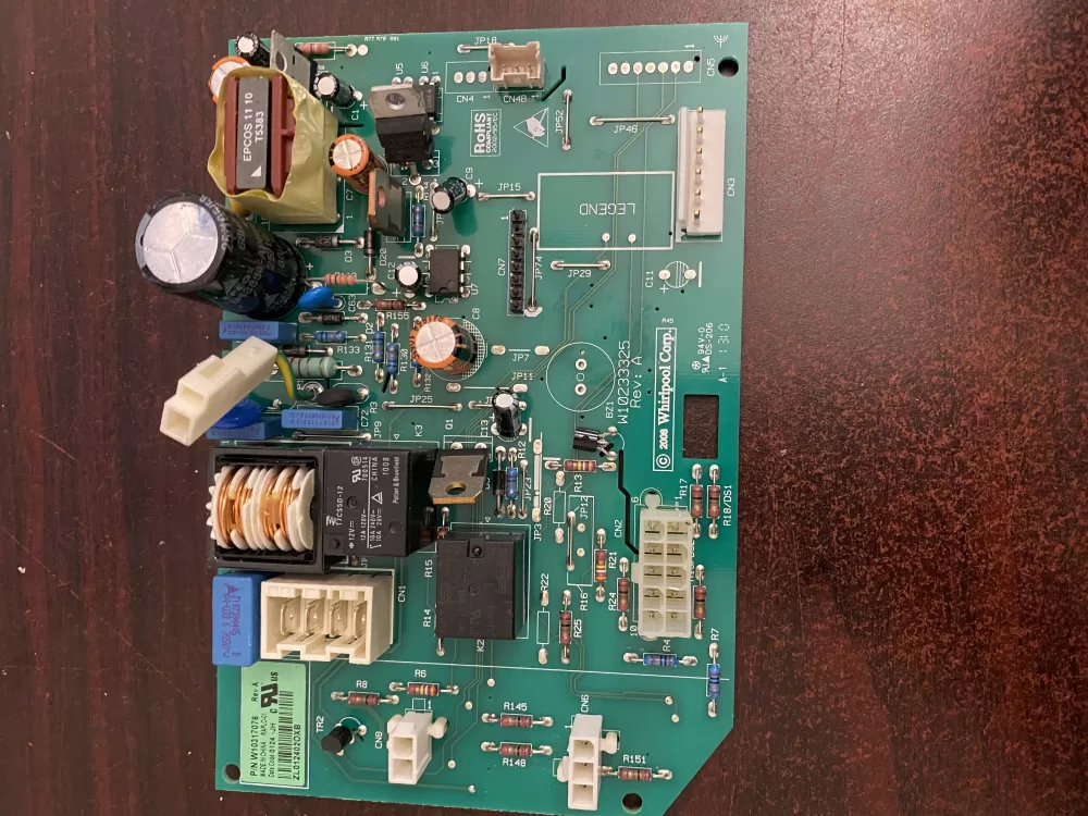 Whirlpool  KitchenAid  Kenmore  Jenn-Air AP6019378 W10205552 W10268635 W10317076 WPW10317076 PS11752684 Refrigerator Control Board