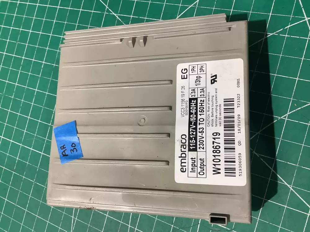 Whirlpool W1089391 Refrigerator Compressor Inverter Control AZ197346 | AR30