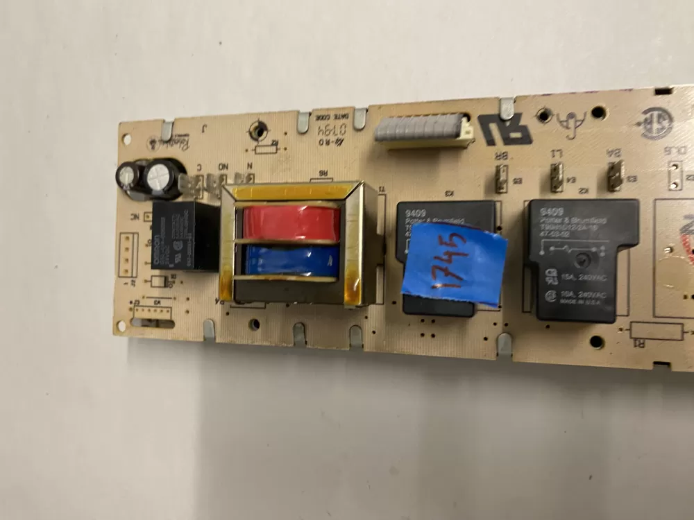 GE Oven Range Control Board WB27K5107 ERC-14500-RP 100-375-12 AZ211666 | BK1745