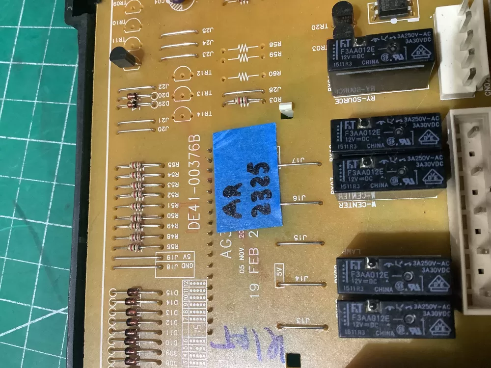 Samsung DE41 00376B DE92 03045H Range Control Board AZ193204 | AR2325