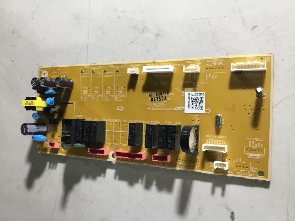 Samsung DE92-03977H Microwave Control Board Panel