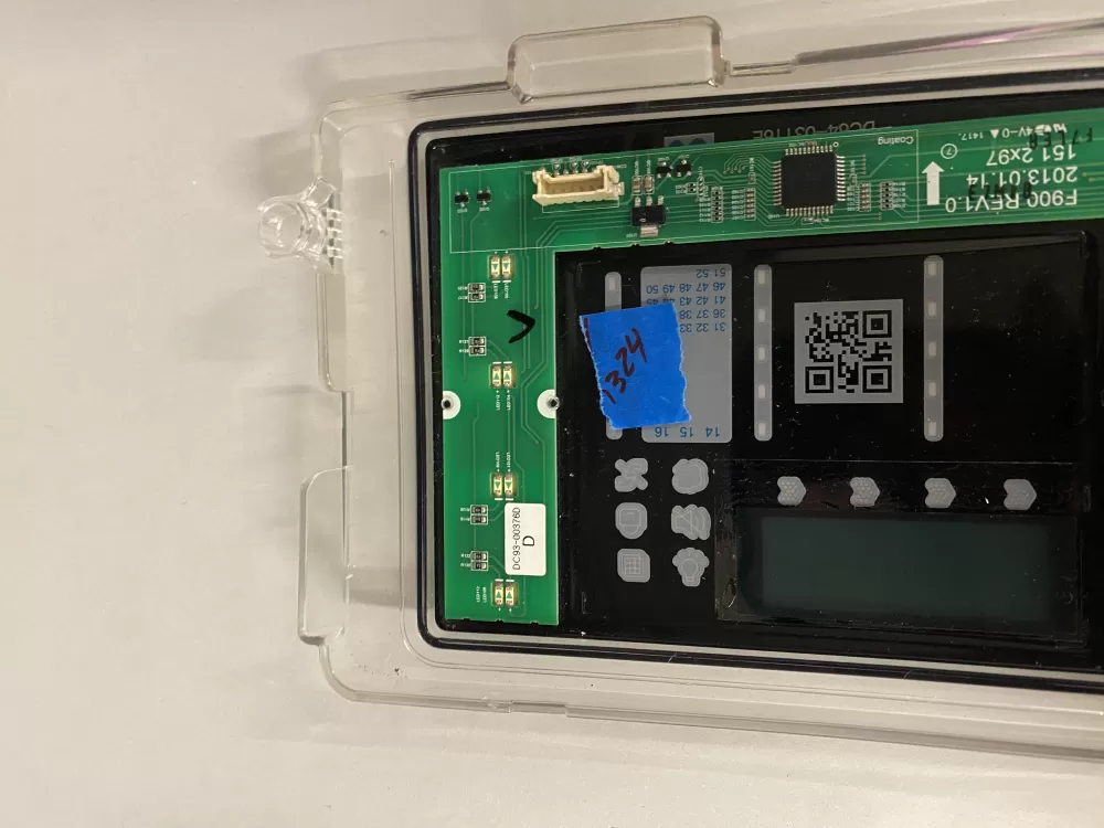 Samsung DC92-01607J DC94-06643A Dryer UI Control Board AZ218051 | BK1324