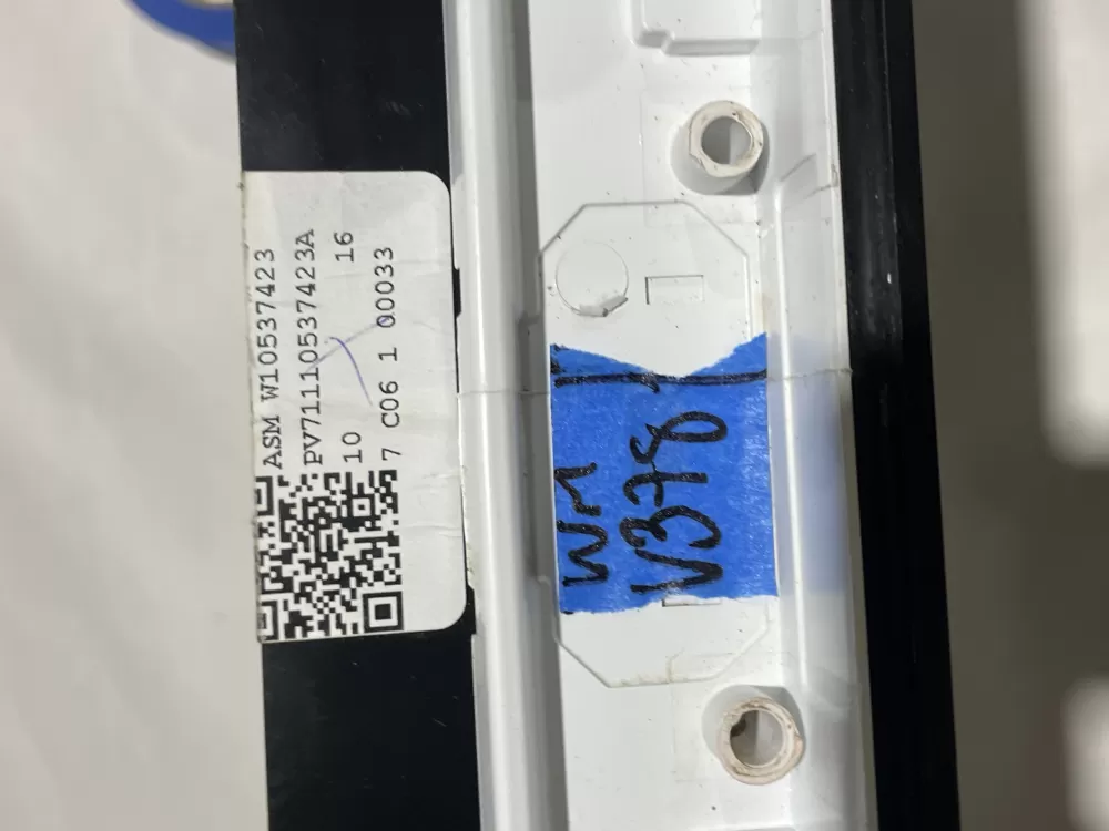 KitchenAid W10537423A Dishwasher Control Board Panel AZ141601 | Wmv378