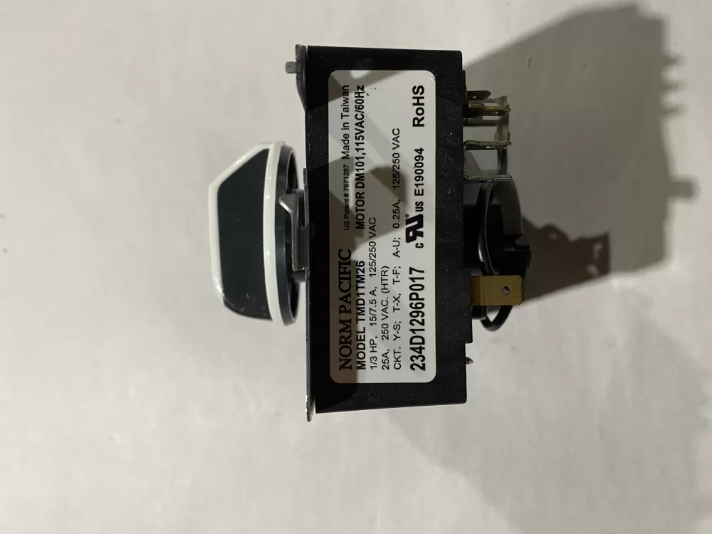 Kenmore  General Electric WE4M521 WE04X22654 PS11721520 234D1296P017 Dryer Timer