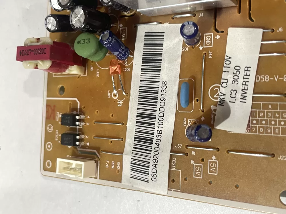 Samsung DA92-00483B Refrigerator Control Board Inverter AZ205823 | Wm139