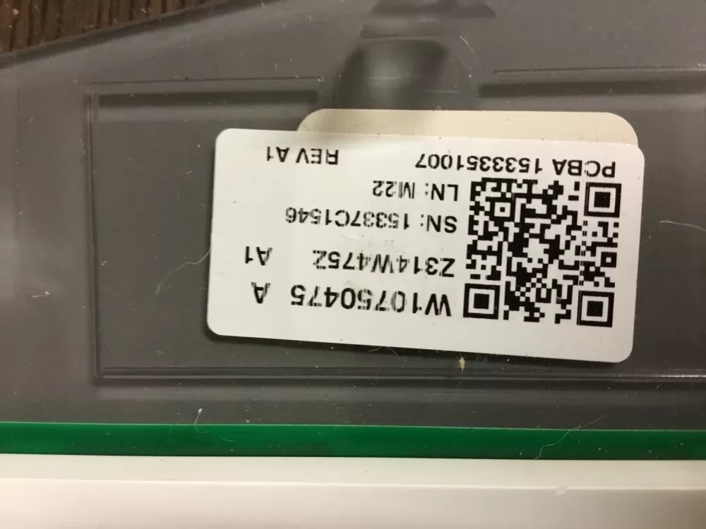 Whirlpool AP6024018 W10433082 W10750475 Washer Control Panel AZ10234 | NRV308