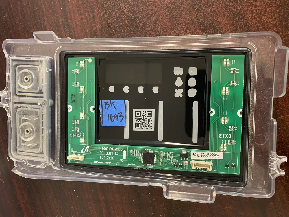 Samsung DC92-01607J DC94-06643A Dryer UI Control Board AZ34173 | BK1693