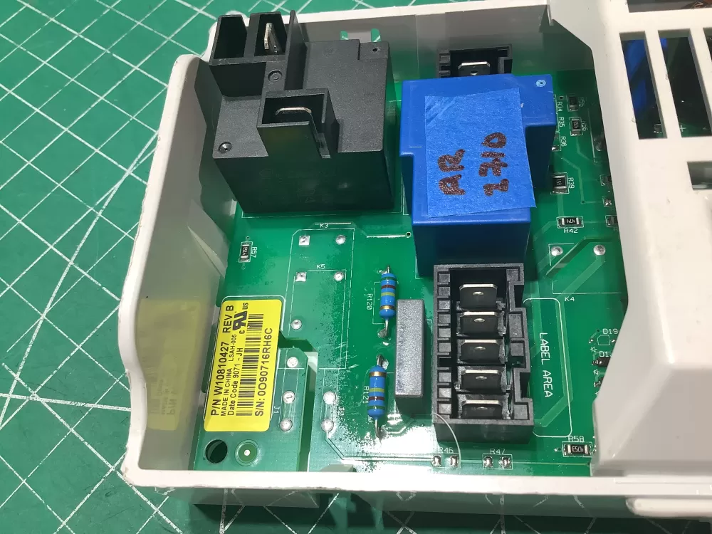Whirlpool W10810427 Dryer Control Board AZ183812 | AR2710