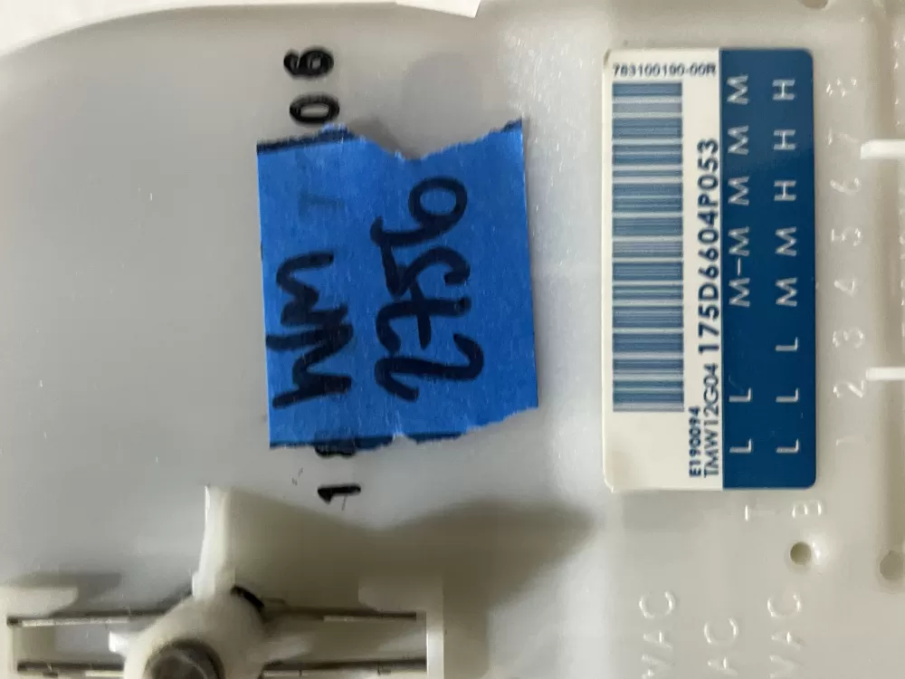 GE WH12X10527 175D6604P053 Washer Timer AZ197975 | Wm2756