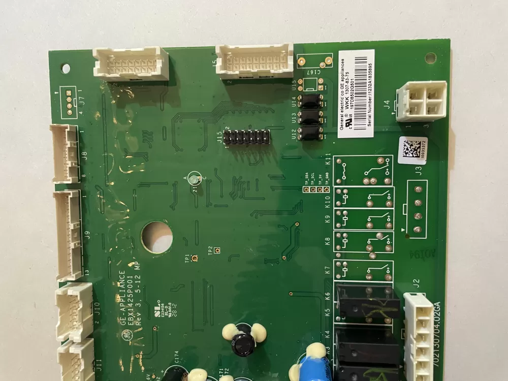 GE 197D8502G501 EBX1425P001 Refrigerator Control Board AZ149970 | KM2126