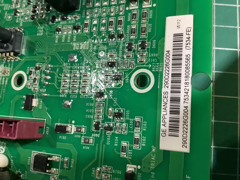 GE WH22X36498 290D2226G004 Washer Control Board AZ144566 | NR2430