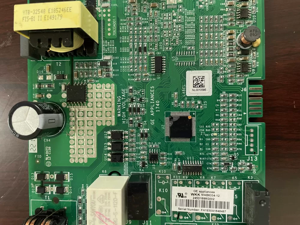 GE 245D1898G002 Refrigerator Control Board AZ63631 | KM1348