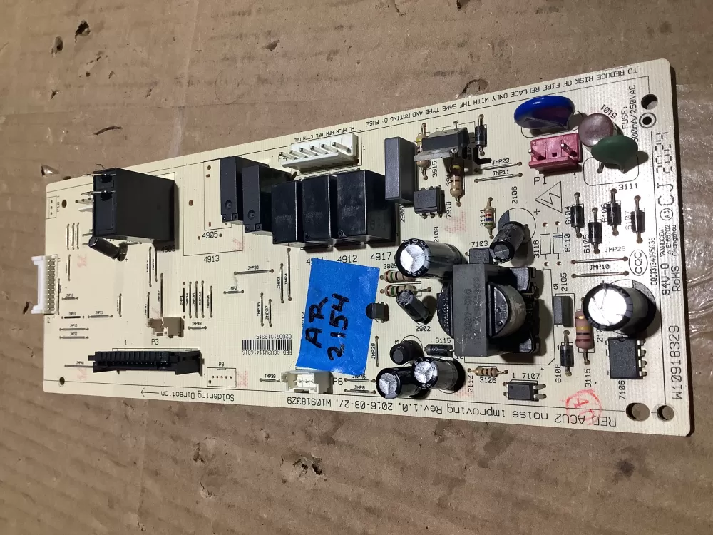 Whirlpool w10918329 w1127563 Microwave Control Board AZ116467 | AR2154