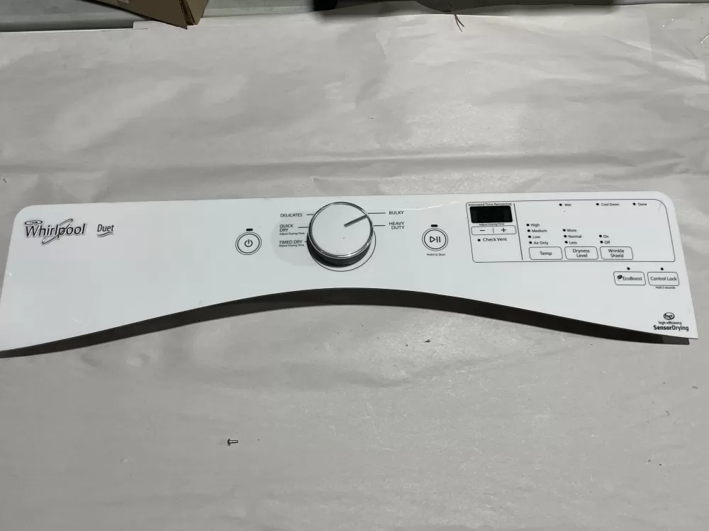 Whirlpool W10639903 Dryer Control Board Panel