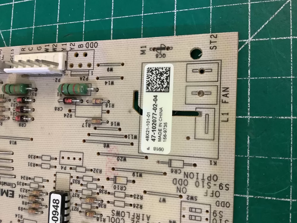 Rheem Air Handler Control Board 47-102077-02-04 156-9735 AZ191640 | NR1405