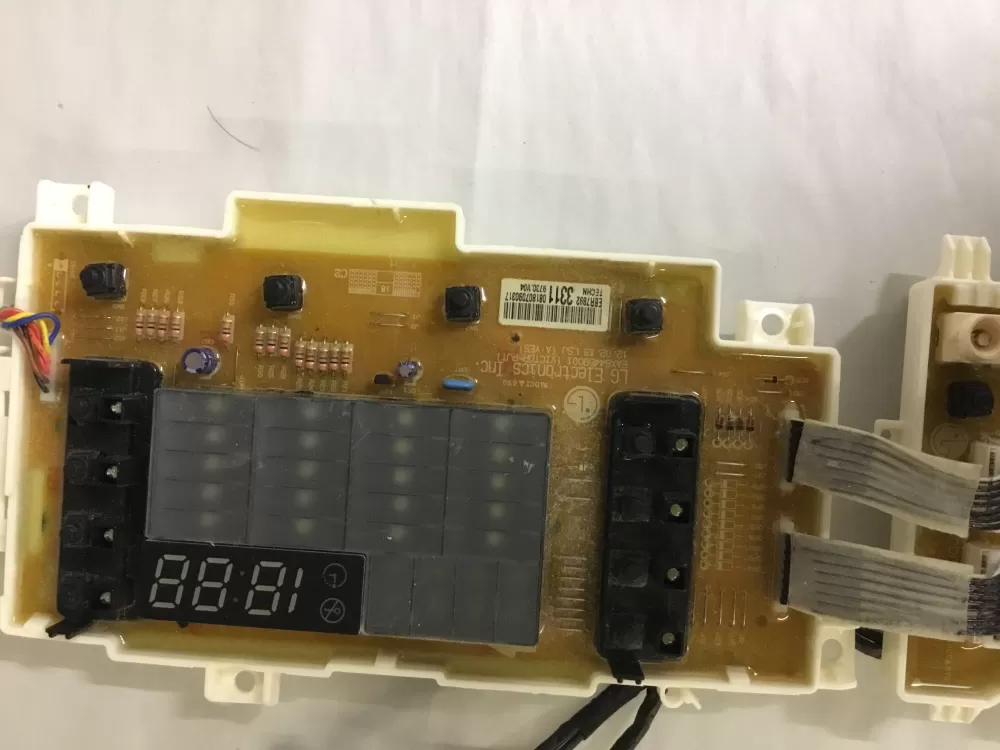 LG Washer Interface Control Board EBR78923311 AZ47 | NRV307