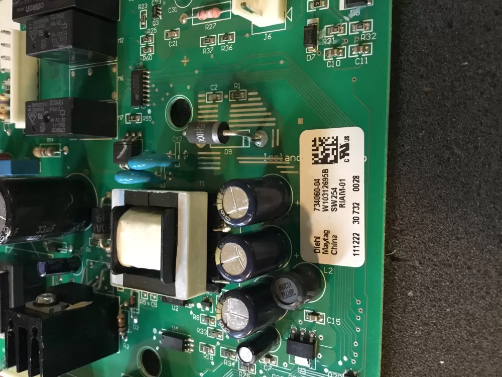 Whirlpool Maytag W10312695B Refrigerator Control Board AZ76430 | NR2016