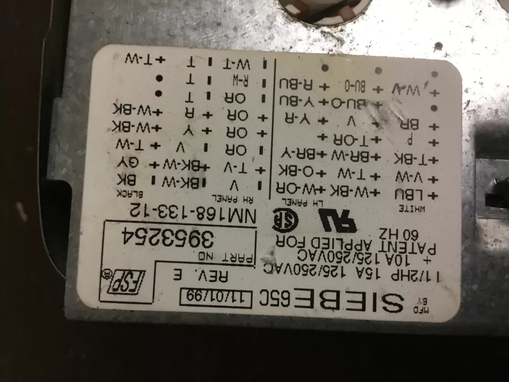 Kenmore 3953254 Washer Timer AZ6837 | NR481