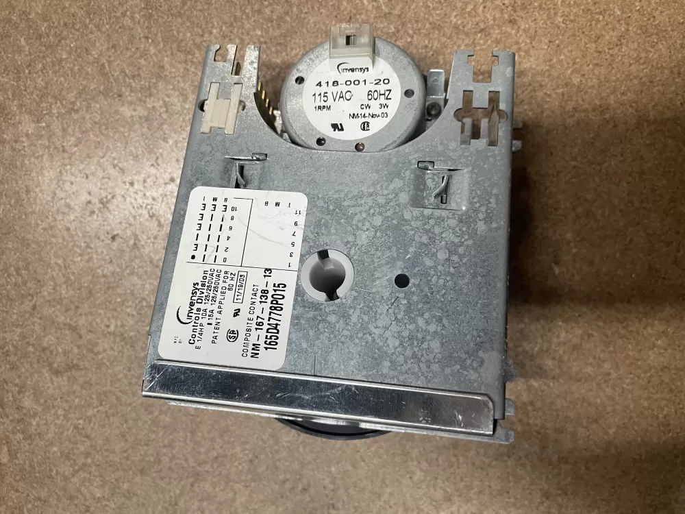 GE 165D4778P015 Kenmore Whirlpool Dishwasher Timer AZ22301 | KM1567