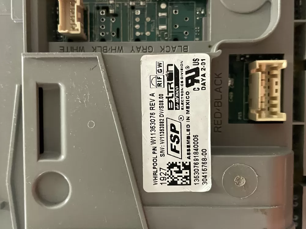 KitchenAid W10913613 W10913615 Dishwasher Control Board AZ54355 | Wm1962