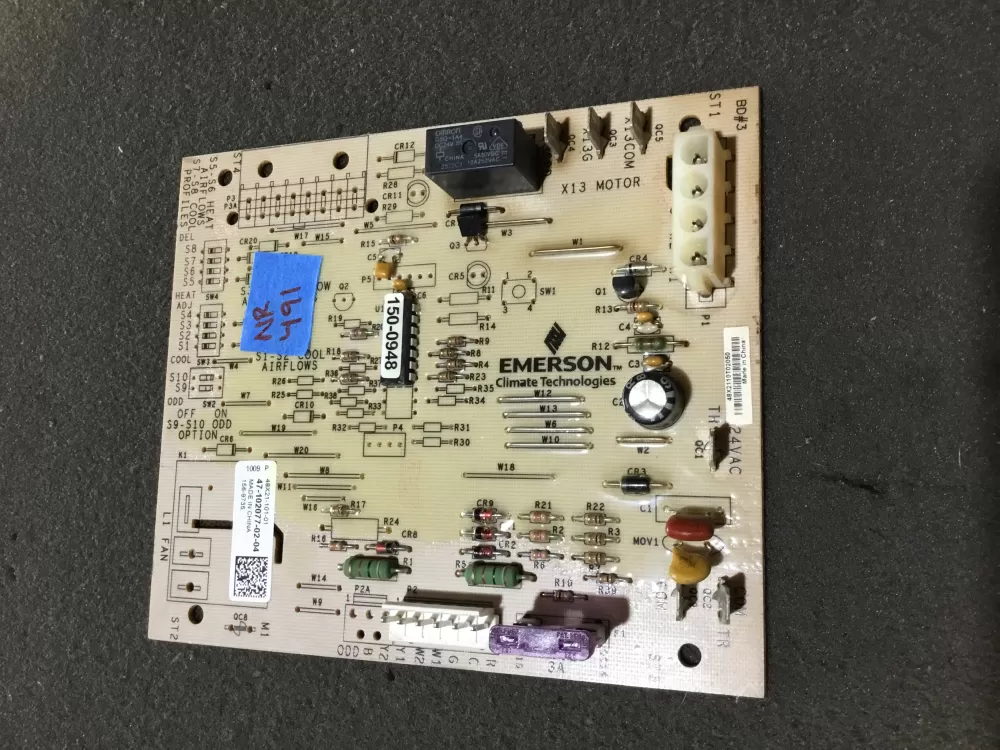 Rheem Air Handler Control Board 47-102077-02-04 156-9735 AZ109771 | NR491