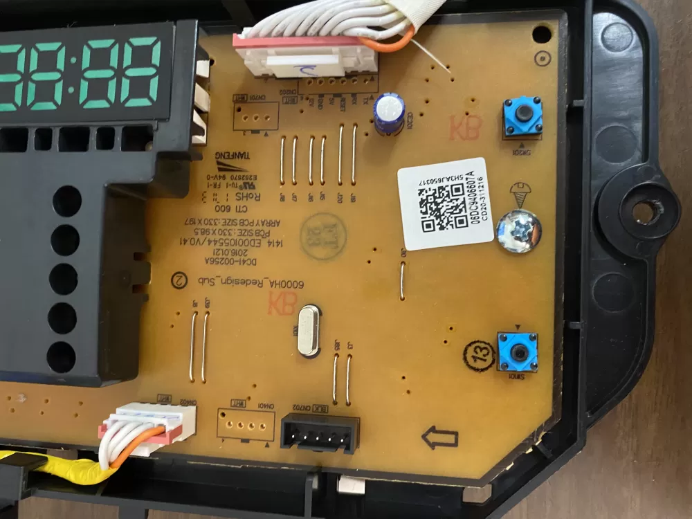 Samsung DC94-06607A Washer Control Board Free AZ31025 | BK1668