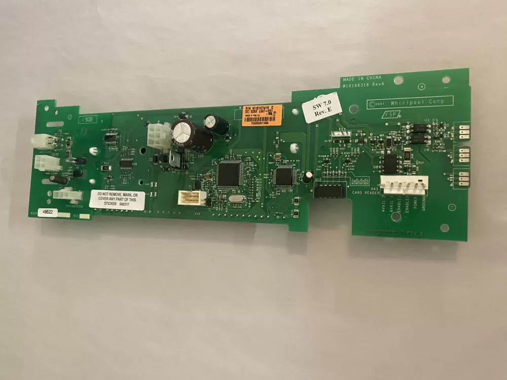 Maytag Washer Control Board Display User Interface AZ111522 | BK939