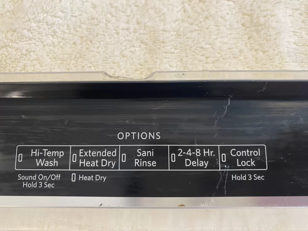 KitchenAid W11111396 W11103660 Dishwasher Control Panel AZ5559 | V351