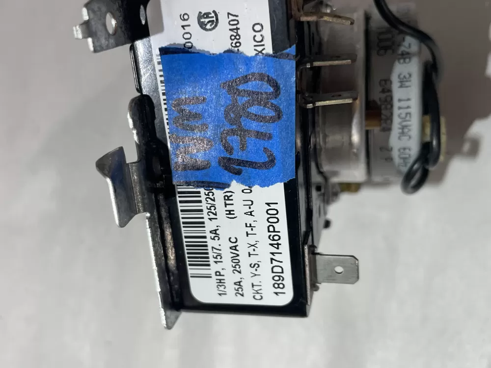 GE General Electric Kenmore 189D7146P001 Dryer Timer AZ199796 | Wm2780