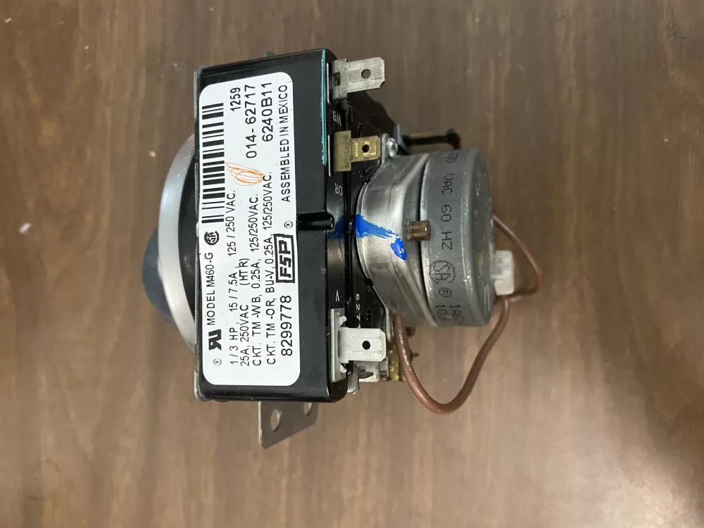 Whirlpool  Kenmore  Inglis  Estate  Amana WP8299778  AP6012586  8299778  909729  PS11745796 Washer Timer