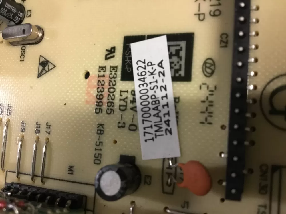 Frigidaire TMLAABP-S1-K-P Oven Control Board AZ102920 | NR379