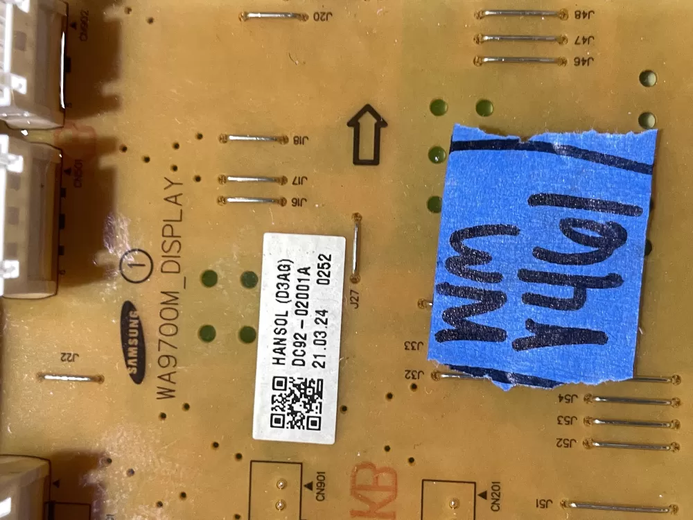 Samsung DC92 02001A AP6243666 DC92 02005A Washer Control Board AZ75120 | Wmv461