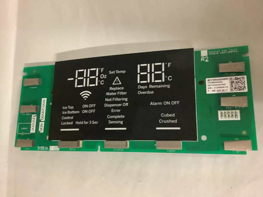 GE 197D8542G004 Refrigerator Control Board Dispenser