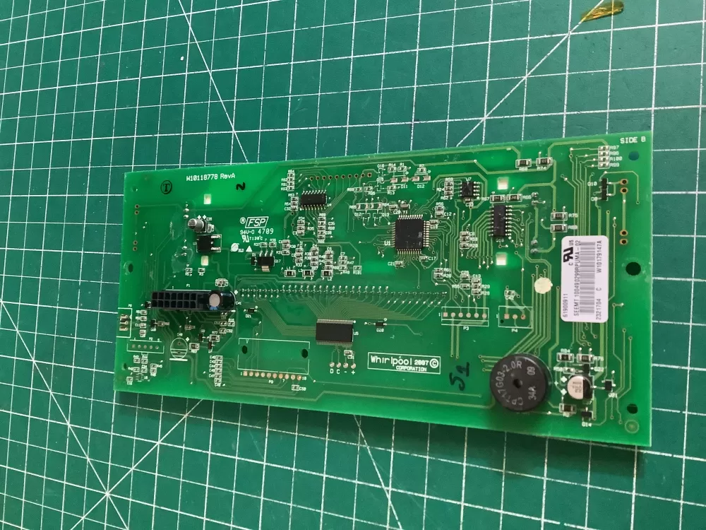 Whirlpool W10179147  W10179147A  61550115  2321703 Refrigerator Dispenser Control Board