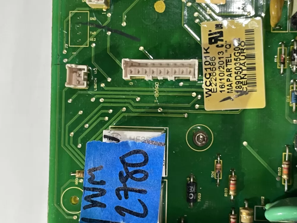 GE 189D5035G002 WH12X20274 Washer Control Board AZ199816 | Wm2780