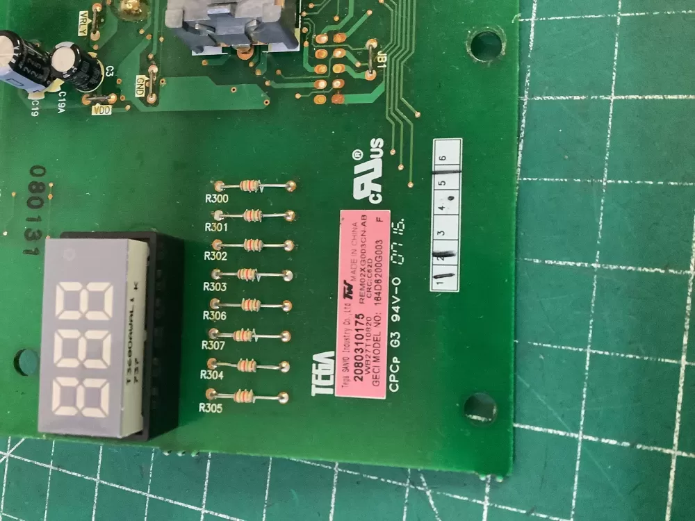 GE 164D6200G003 Oven Control Board Single Encoder Temperature AZ203392 | NR329