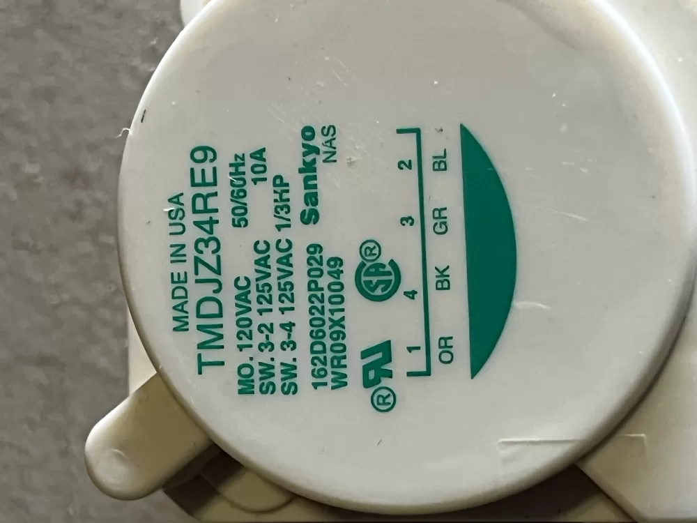  Wr09x10049 Freezer Refrigerator Defrost Timer Control AZ44787 | JT1125