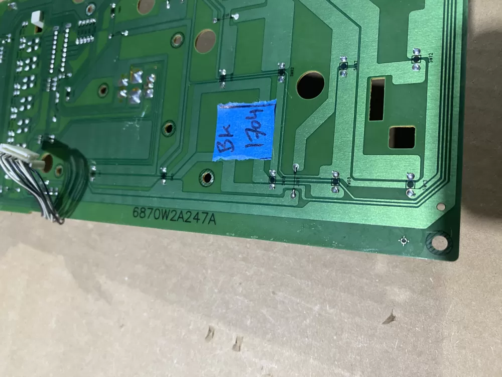 GE 6871W2S247A 6870W2A247A Microwave Control Board AZ91999 | BK1704