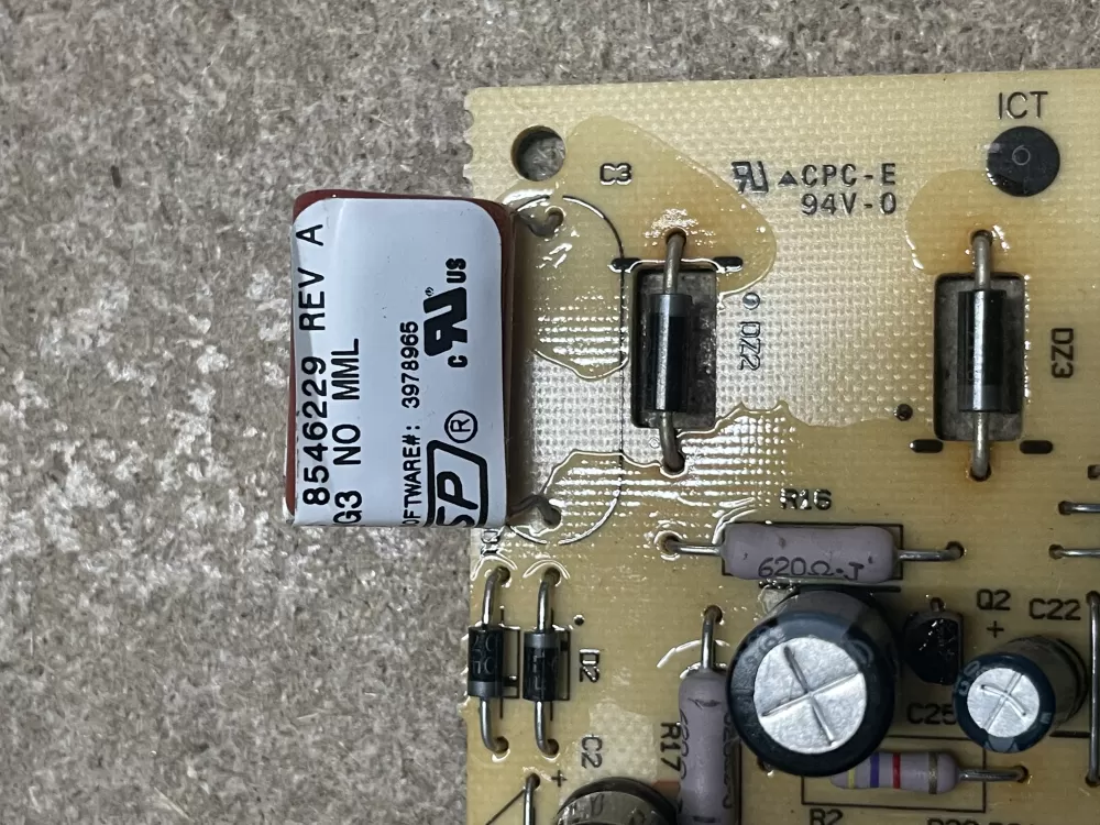 Whirlpool Kenmore 8546229 Dryer Control Board AZ23595 | KM1157