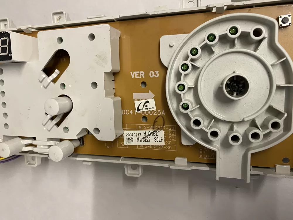 Maytag DC41-00025A DC41-00026A Dryer UI Control Board AZ212520 | BKV944