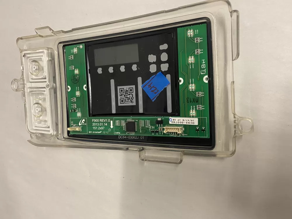Samsung DC92-01607J DC94-06643A Dryer UI Control Board AZ204900 | BK2219