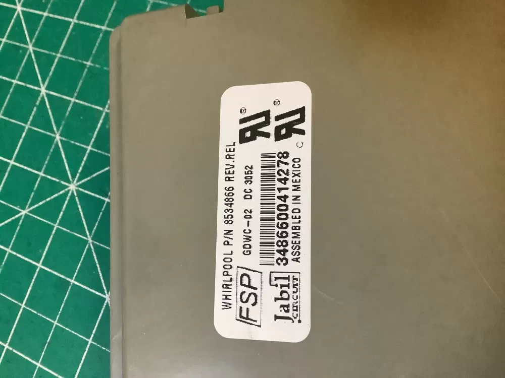 Whirlpool WP8564543 Dishwasher Control Board AZ219574 | NR92