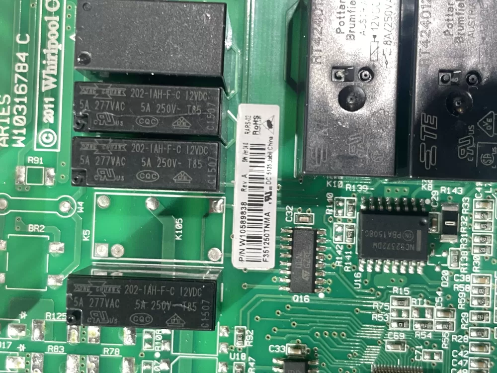 Whirlpool Maytag W10589838 WPW10589838 Refrigerator Control AZ205739 | Wm134