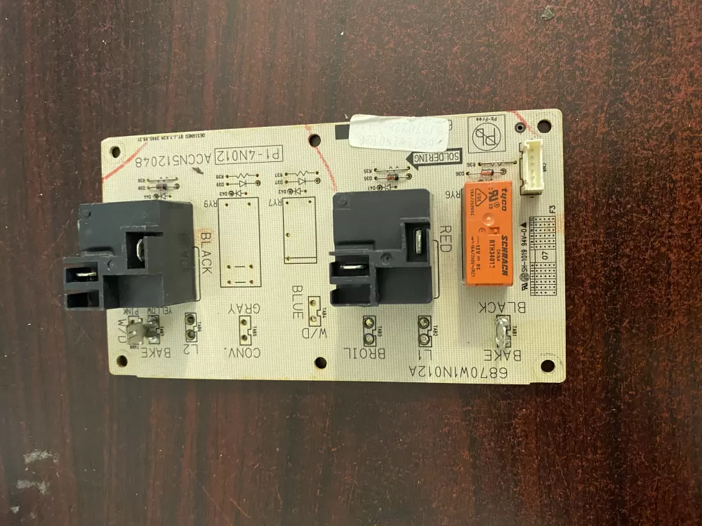 LG 6871W1N012A Range Oven Control Board Relay AZ34784 | BK1690