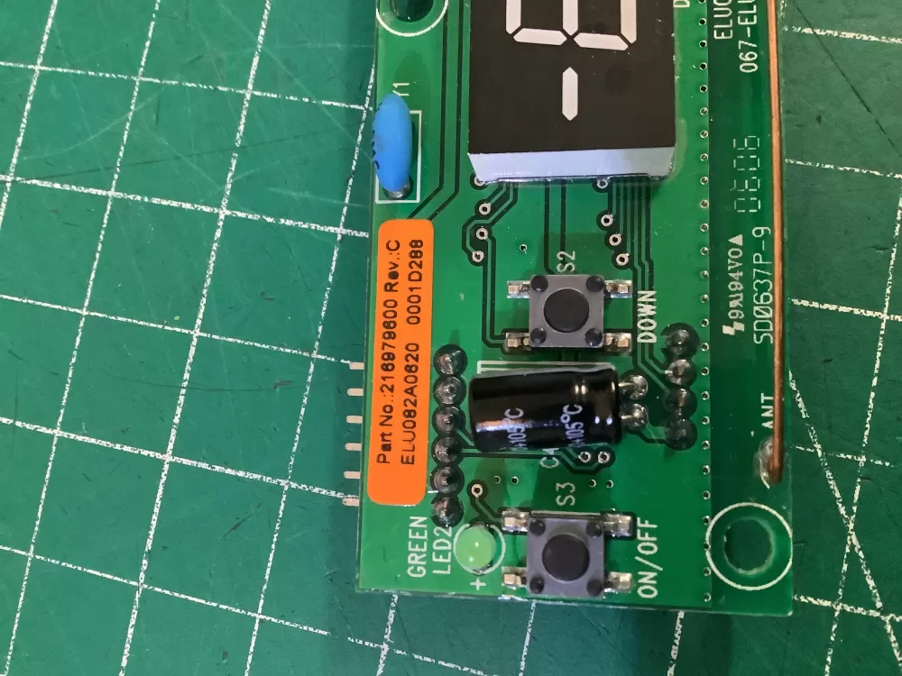 Kenmore 216979600 Freezer control board with overlay AZ208931 | NR1599