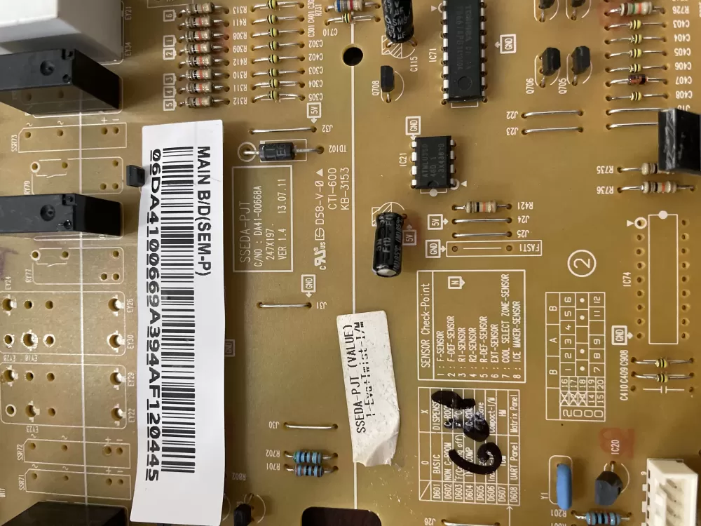 Samsung AP4909012 DA92-00055A Refrigerator Control Board AZ51024 | KMV464